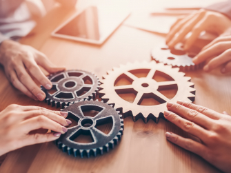 Ineinandergreifende Zahnräder