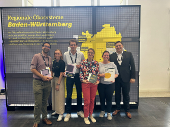 Das Messeteam am Stand des Innenministeriums