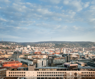Panorame Stuttgart bei Tag
