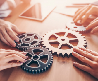 Ineinandergreifende Zahnräder