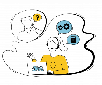 Illustration Cyber-Ersthilfe