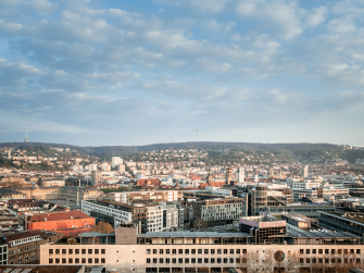 Panorame Stuttgart bei Tag