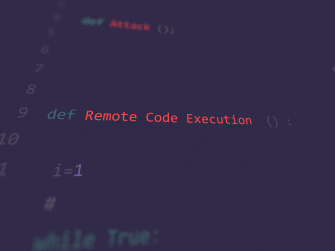 Code zeigt Remote Code Execution