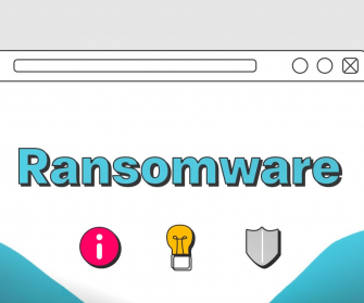 Auf Tab wird das Wort Ransomware angezeigt